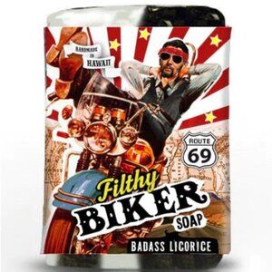 100% Natural Organic Soap. Biker. Handmade in Hawaii. 7oz.